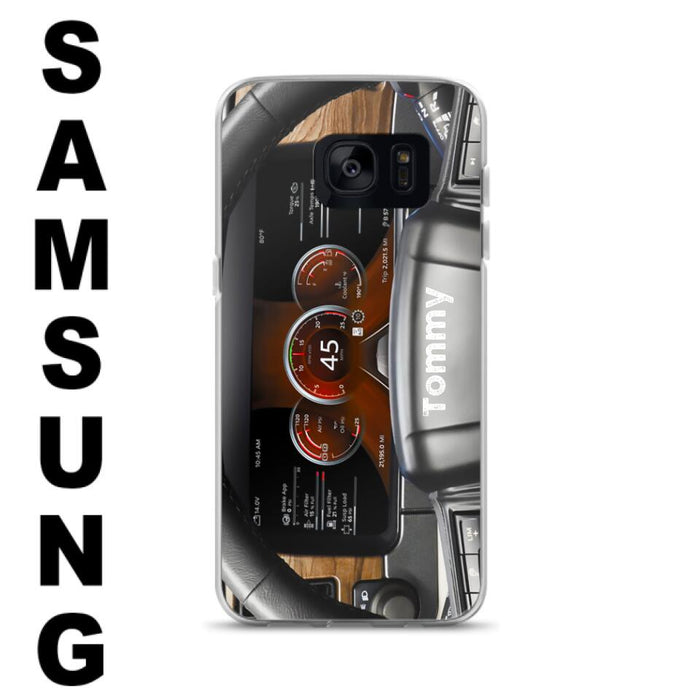 Personalized Truck Dashboard Phone Case - Case For Iphone, Samsung and Xiaomi - 6D8KY1