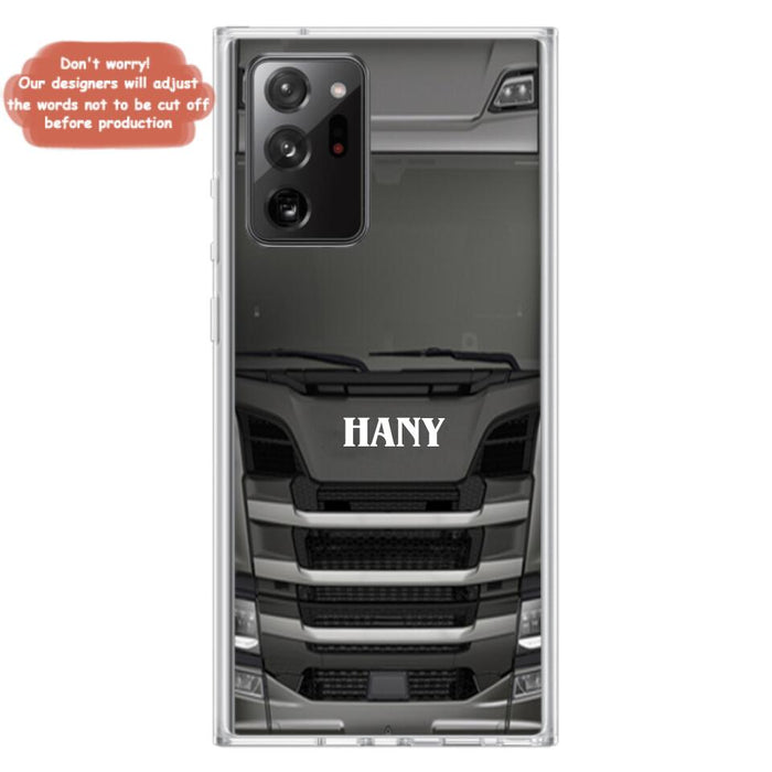 Personalized Heavy Truck Phone Case - Gift Idea For Truckers - Case For iPhone, Samsung and Xiaomi - PGS2ML