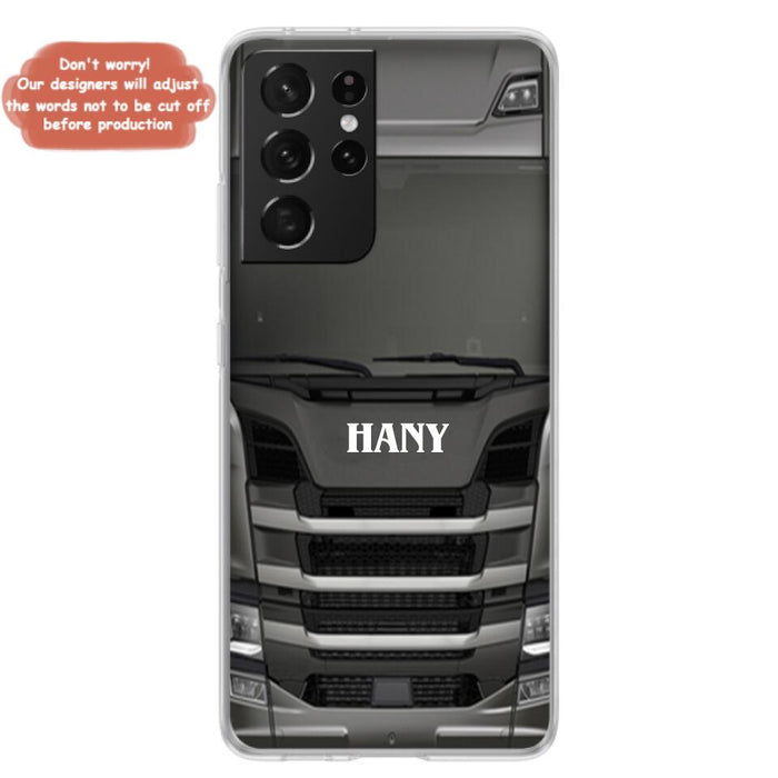 Personalized Heavy Truck Phone Case - Gift Idea For Truckers - Case For iPhone, Samsung and Xiaomi - PGS2ML