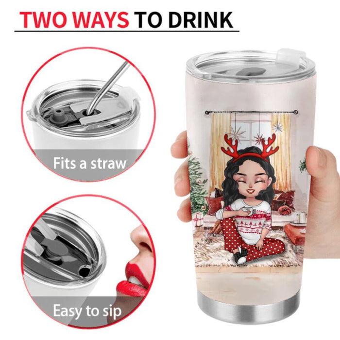 Personalized Christmas Tumbler - Gift Idea For Christmas/Friends - Emily's Hallmark Christmas Movie Watching Tumbler