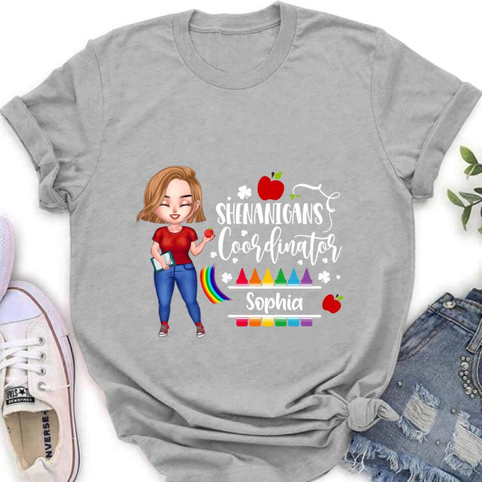 Personalized Shenanigans Coordinator Shirt - St Patrick’s Day Gift For Teacher