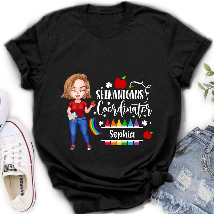 Personalized Shenanigans Coordinator Shirt - St Patrick’s Day Gift For Teacher