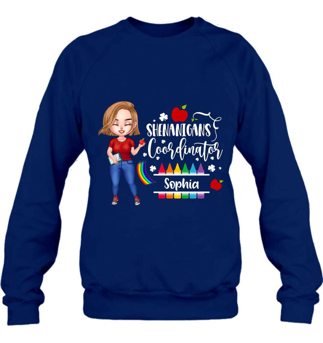 Personalized Shenanigans Coordinator Shirt - St Patrick’s Day Gift For Teacher