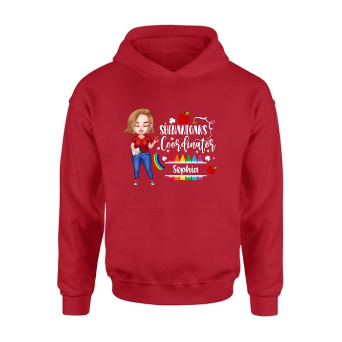 Personalized Shenanigans Coordinator Shirt - St Patrick’s Day Gift For Teacher
