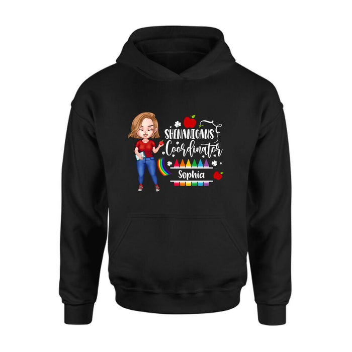 Personalized Shenanigans Coordinator Shirt - St Patrick’s Day Gift For Teacher