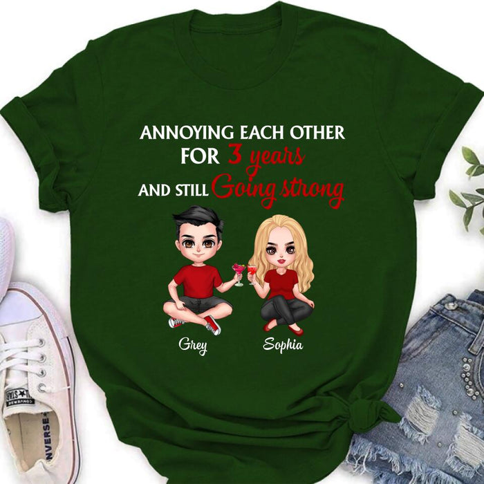 Personalized T-shirt/Pullover Hoodie/Long Sleeve - Gift for couples, lovers, husband and wife - Annoying Couple