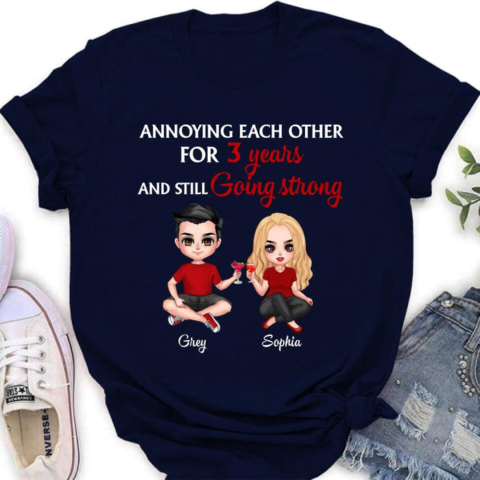Personalized T-shirt/Pullover Hoodie/Long Sleeve - Gift for couples, lovers, husband and wife - Annoying Couple