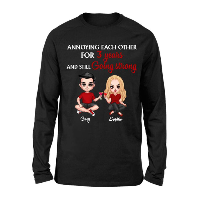 Personalized T-shirt/Pullover Hoodie/Long Sleeve - Gift for couples, lovers, husband and wife - Annoying Couple