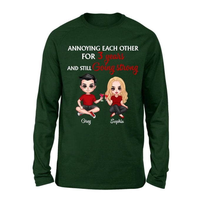 Personalized T-shirt/Pullover Hoodie/Long Sleeve - Gift for couples, lovers, husband and wife - Annoying Couple