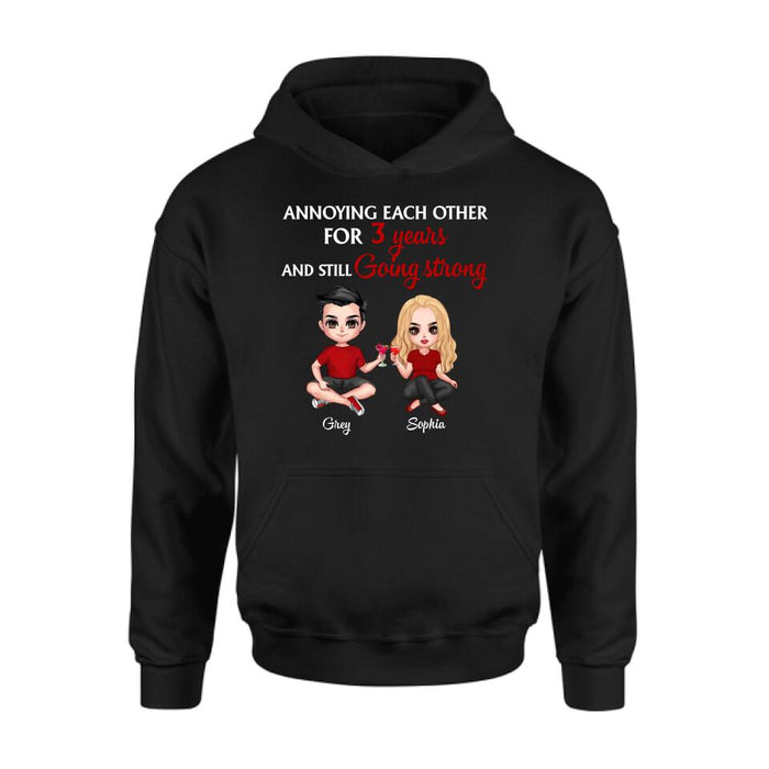 Personalized T-shirt/Pullover Hoodie/Long Sleeve - Gift for couples, lovers, husband and wife - Annoying Couple