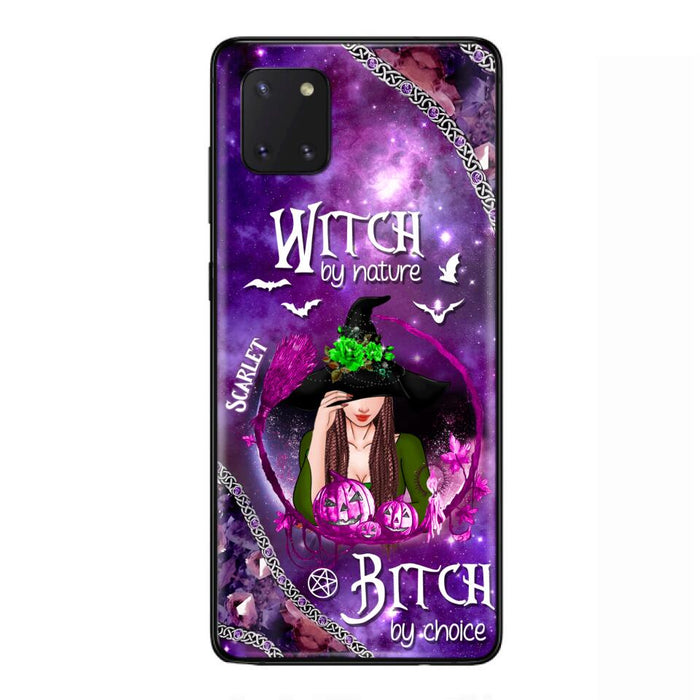 Custom Personalized Stick My Broom Witch Phone Case - Halloween Gift Idea - Case For iPhone And Samsung - Witch By Nature