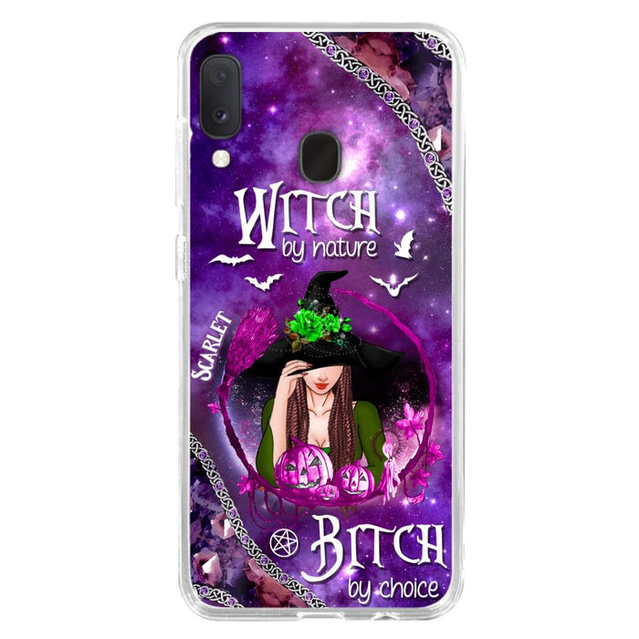 Custom Personalized Stick My Broom Witch Phone Case - Halloween Gift Idea - Case For iPhone And Samsung - Witch By Nature