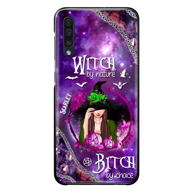 Custom Personalized Stick My Broom Witch Phone Case - Halloween Gift Idea - Case For iPhone And Samsung - Witch By Nature