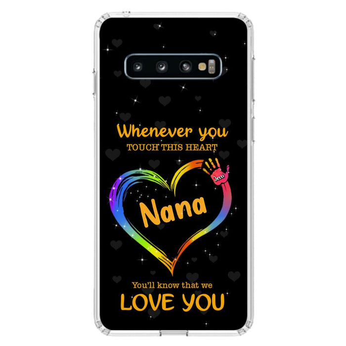Personalized Phone Case - Whenever You Touch This Heart, You'll Know That We Love You - Case For Iphone and Samsung