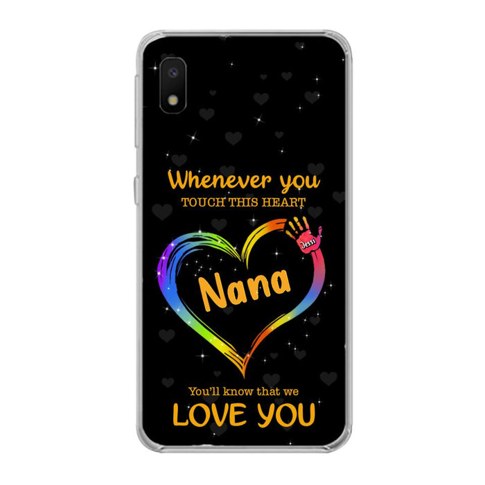 Personalized Phone Case - Whenever You Touch This Heart, You'll Know That We Love You - Case For Iphone and Samsung