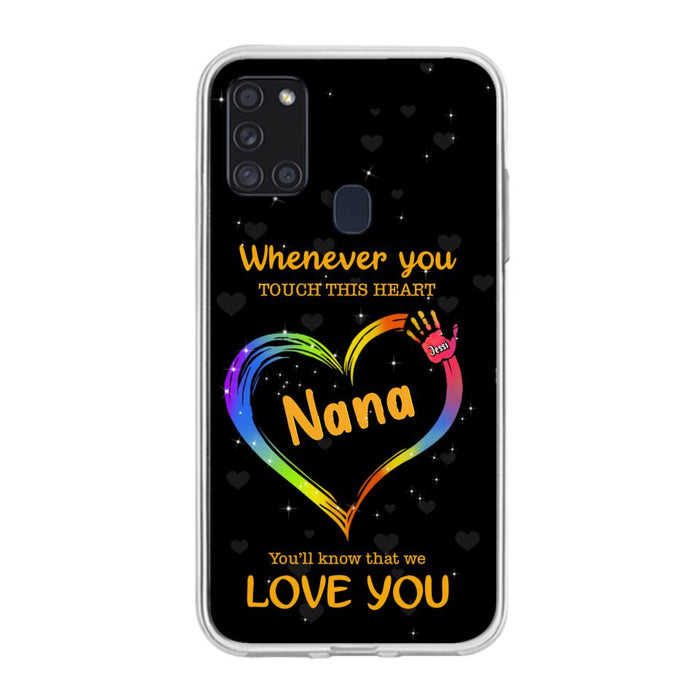 Personalized Phone Case - Whenever You Touch This Heart, You'll Know That We Love You - Case For Iphone and Samsung