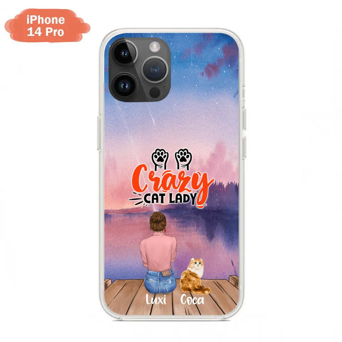 Personalized Cat Mom Phone Case - Up to 5 Cats - Gift Idea For Cat Lover - Best Cat Mom Ever - Case For iPhone And Samsung
