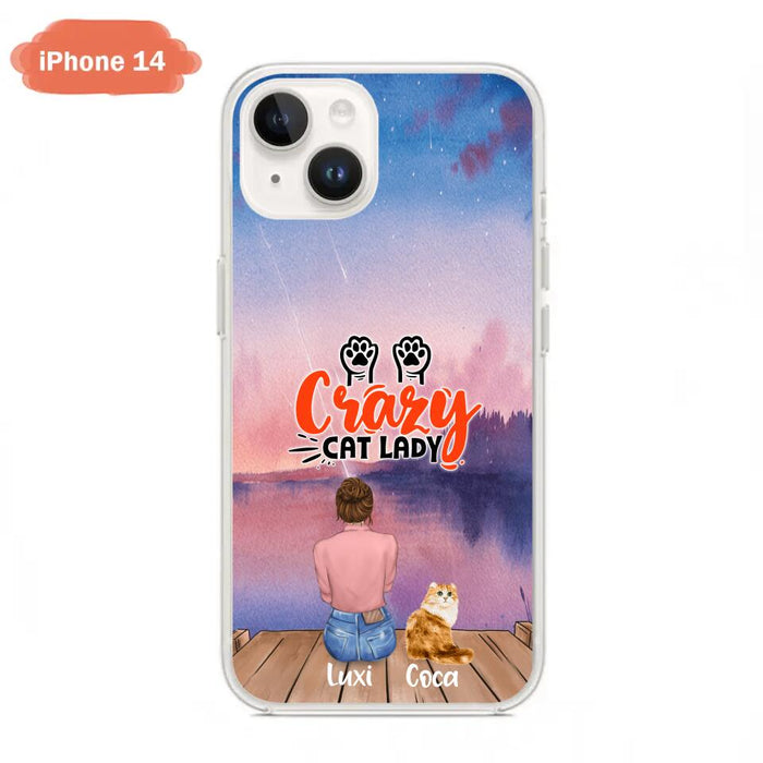 Personalized Cat Mom Phone Case - Up to 5 Cats - Gift Idea For Cat Lover - Best Cat Mom Ever - Case For iPhone And Samsung