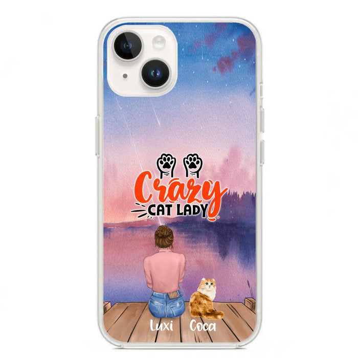 Personalized Cat Mom Phone Case - Up to 5 Cats - Gift Idea For Cat Lover - Best Cat Mom Ever - Case For iPhone And Samsung