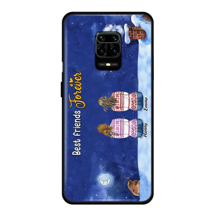 Personalized Christmas Sisters Phone Case - Christmas Gift Idea For Friends/Sisters - Up to 12 People - Best Friends Forever - Case For Xiaomi, Oppo And Huawei
