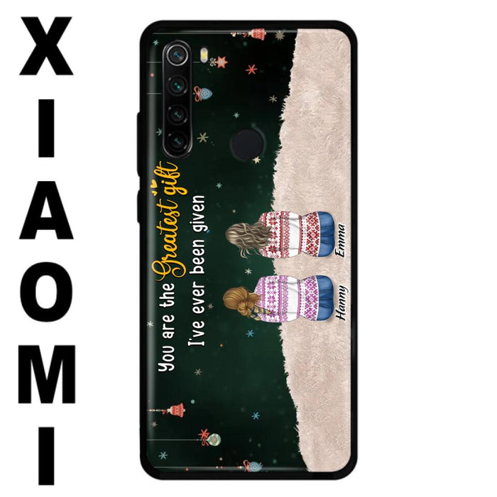 Personalized Christmas Friends Phone Case - Christmas Gift Idea For Friends/Sisters - Up to 12 People - You Are The Greatest Gift I've Ever Been Given - Case For Xiaomi, Oppo And Huawei