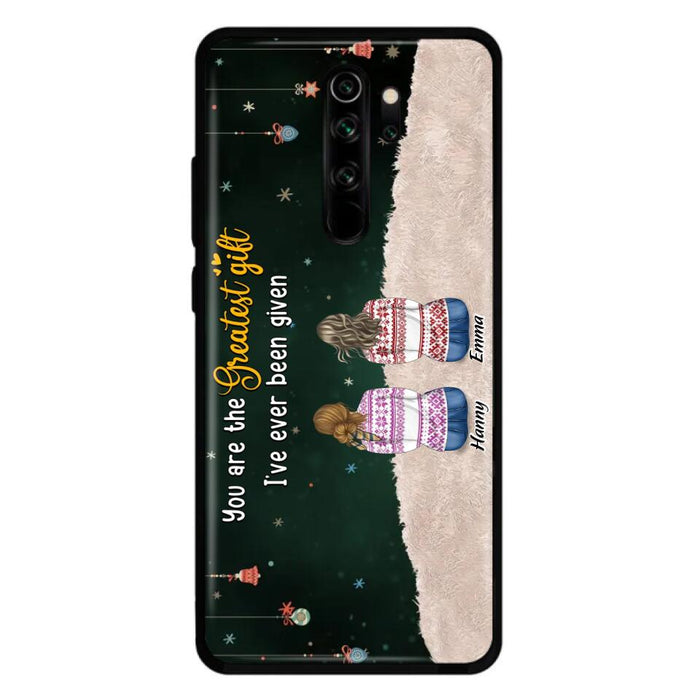 Personalized Christmas Friends Phone Case - Christmas Gift Idea For Friends/Sisters - Up to 12 People - You Are The Greatest Gift I've Ever Been Given - Case For Xiaomi, Oppo And Huawei