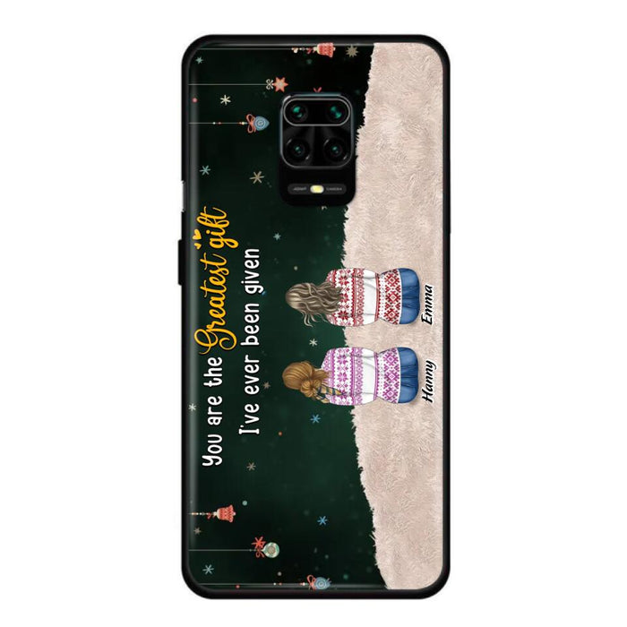 Personalized Christmas Friends Phone Case - Christmas Gift Idea For Friends/Sisters - Up to 12 People - You Are The Greatest Gift I've Ever Been Given - Case For Xiaomi, Oppo And Huawei