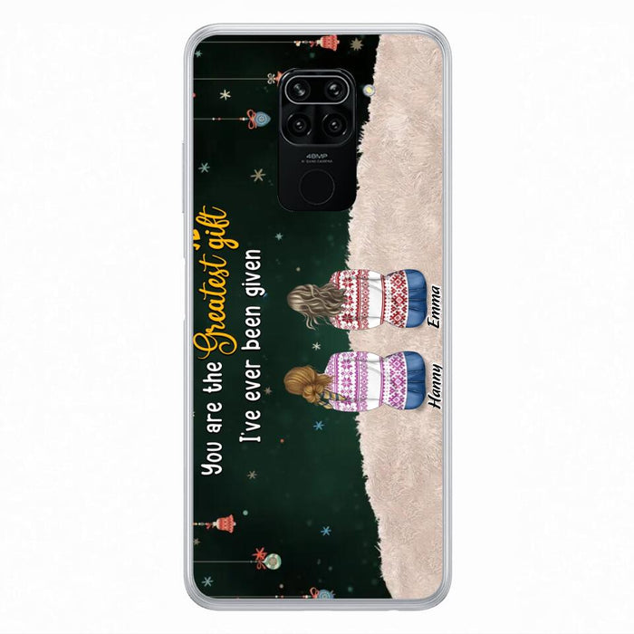 Personalized Christmas Friends Phone Case - Christmas Gift Idea For Friends/Sisters - Up to 12 People - You Are The Greatest Gift I've Ever Been Given - Case For Xiaomi, Oppo And Huawei