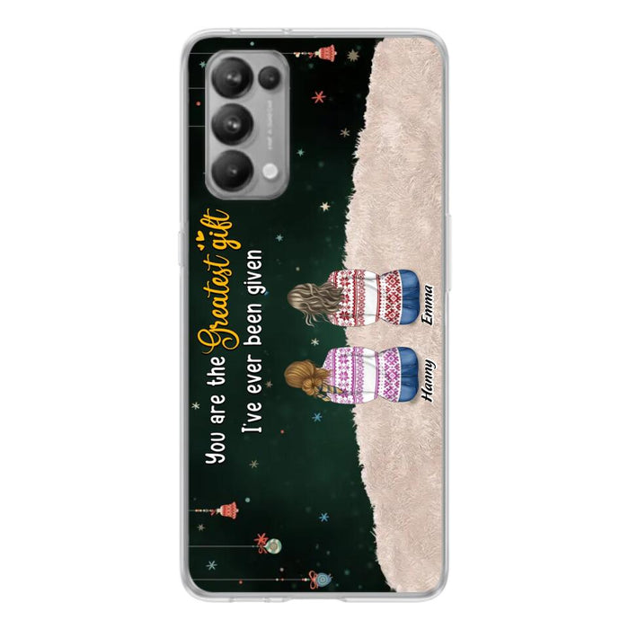 Personalized Christmas Friends Phone Case - Christmas Gift Idea For Friends/Sisters - Up to 12 People - You Are The Greatest Gift I've Ever Been Given - Case For Xiaomi, Oppo And Huawei