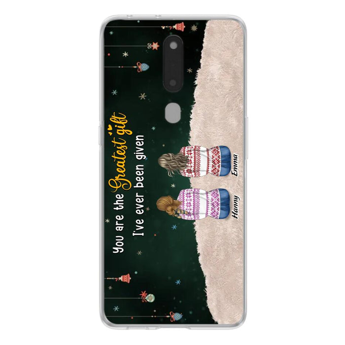 Personalized Christmas Friends Phone Case - Christmas Gift Idea For Friends/Sisters - Up to 12 People - You Are The Greatest Gift I've Ever Been Given - Case For Xiaomi, Oppo And Huawei