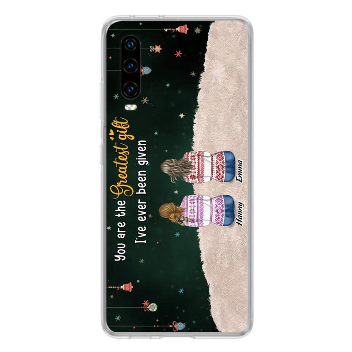Personalized Christmas Friends Phone Case - Christmas Gift Idea For Friends/Sisters - Up to 12 People - You Are The Greatest Gift I've Ever Been Given - Case For Xiaomi, Oppo And Huawei