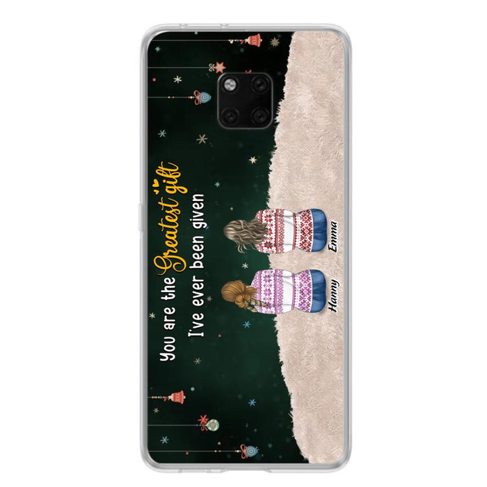 Personalized Christmas Friends Phone Case - Christmas Gift Idea For Friends/Sisters - Up to 12 People - You Are The Greatest Gift I've Ever Been Given - Case For Xiaomi, Oppo And Huawei