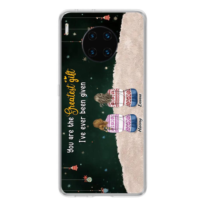 Personalized Christmas Friends Phone Case - Christmas Gift Idea For Friends/Sisters - Up to 12 People - You Are The Greatest Gift I've Ever Been Given - Case For Xiaomi, Oppo And Huawei