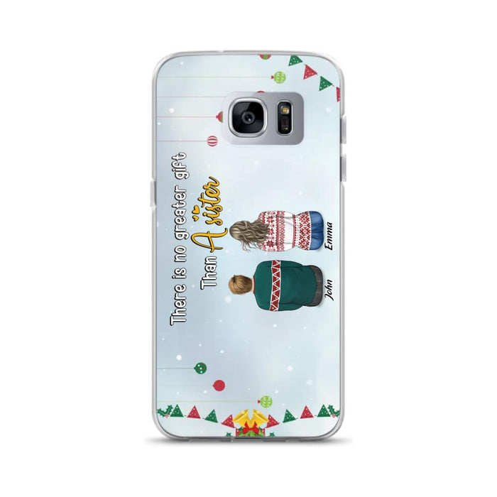 Personalized Christmas Brothers & Sisters Phone Case - Christmas Gift Idea For Siblings - Up to 12 People - Life Is Better With Brothers & Sisters - Case For iPhone And Samsung