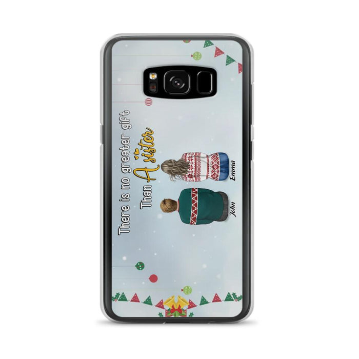 Personalized Christmas Brothers & Sisters Phone Case - Christmas Gift Idea For Siblings - Up to 12 People - Life Is Better With Brothers & Sisters - Case For iPhone And Samsung