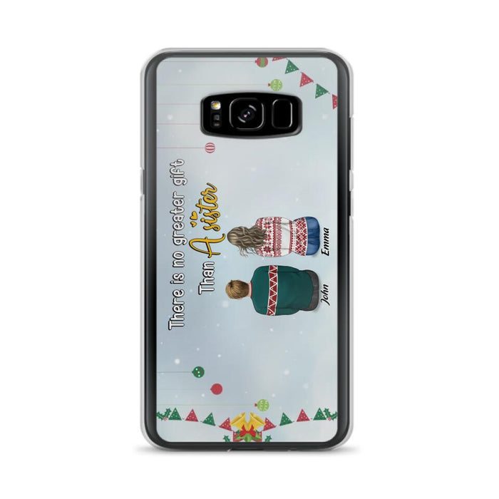 Personalized Christmas Brothers & Sisters Phone Case - Christmas Gift Idea For Siblings - Up to 12 People - Life Is Better With Brothers & Sisters - Case For iPhone And Samsung