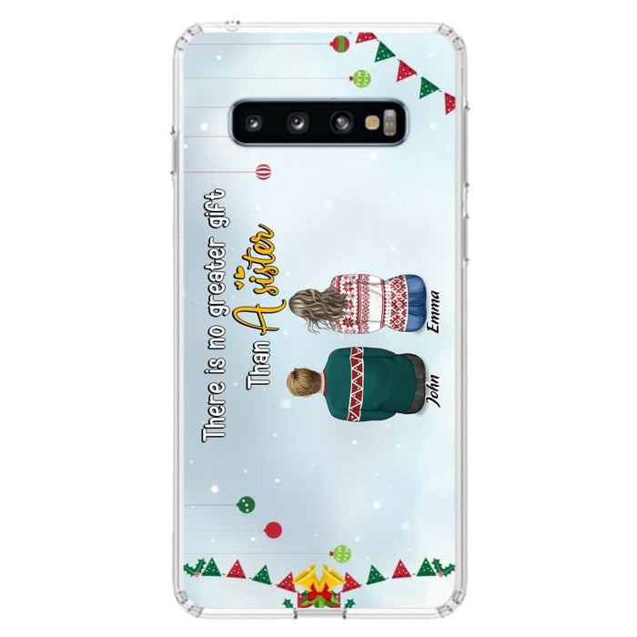 Personalized Christmas Brothers & Sisters Phone Case - Christmas Gift Idea For Siblings - Up to 12 People - Life Is Better With Brothers & Sisters - Case For iPhone And Samsung
