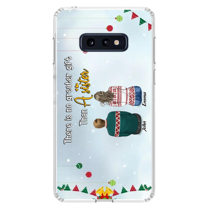 Personalized Christmas Brothers & Sisters Phone Case - Christmas Gift Idea For Siblings - Up to 12 People - Life Is Better With Brothers & Sisters - Case For iPhone And Samsung