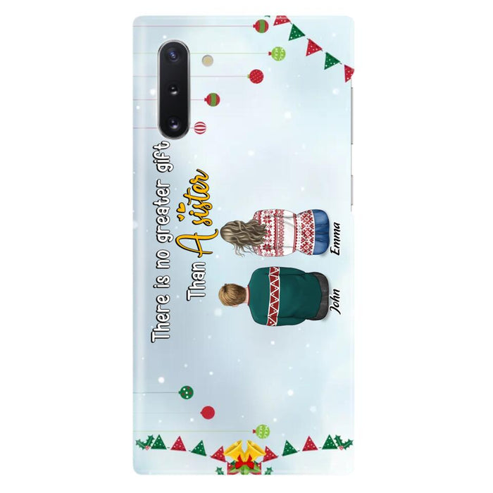 Personalized Christmas Brothers & Sisters Phone Case - Christmas Gift Idea For Siblings - Up to 12 People - Life Is Better With Brothers & Sisters - Case For iPhone And Samsung