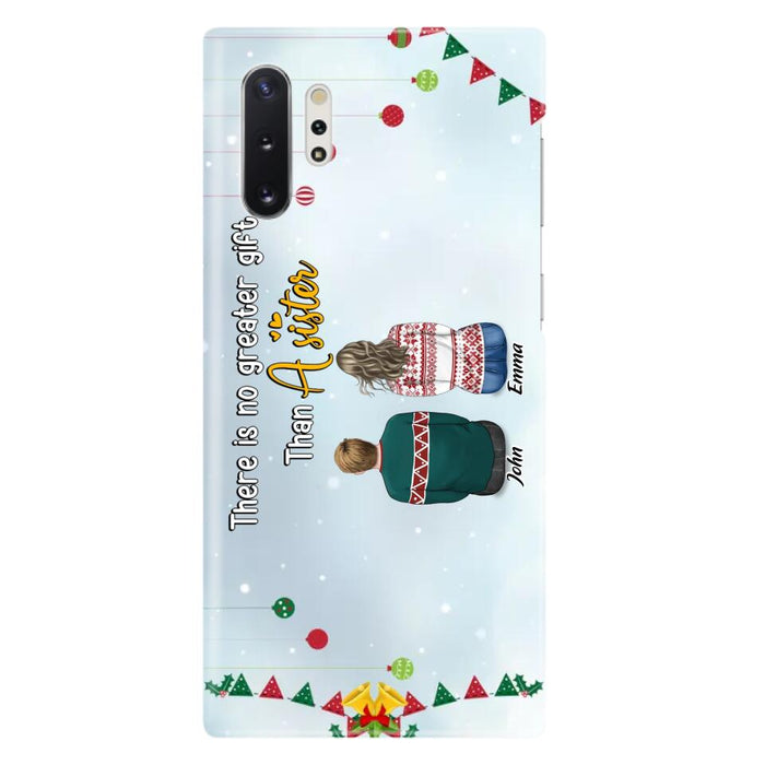 Personalized Christmas Brothers & Sisters Phone Case - Christmas Gift Idea For Siblings - Up to 12 People - Life Is Better With Brothers & Sisters - Case For iPhone And Samsung