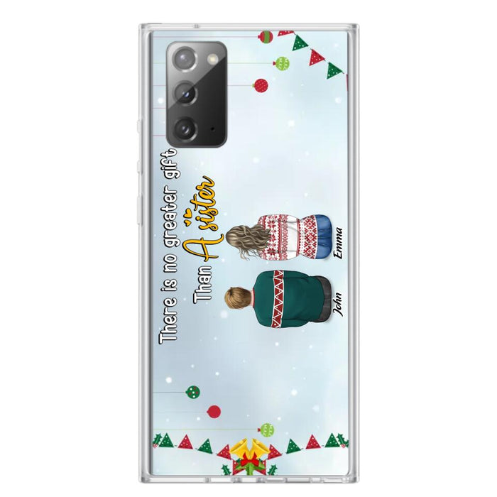 Personalized Christmas Brothers & Sisters Phone Case - Christmas Gift Idea For Siblings - Up to 12 People - Life Is Better With Brothers & Sisters - Case For iPhone And Samsung