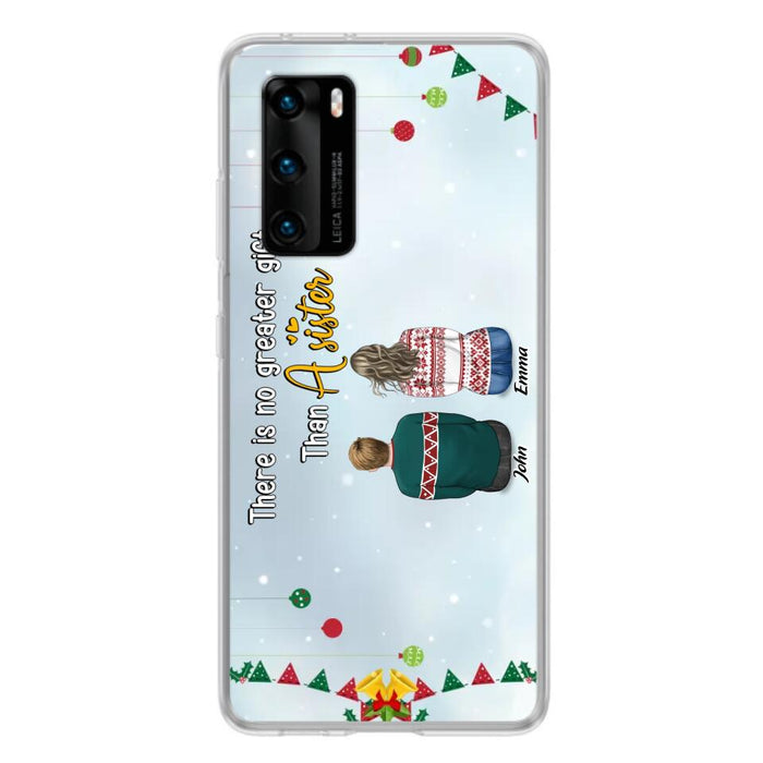 Personalized Christmas Brothers & Sisters Phone Case - Christmas Gift Idea For Siblings - Up to 12 People - Life Is Better With Brothers & Sisters - Case For Xiaomi, Oppo And Huawei