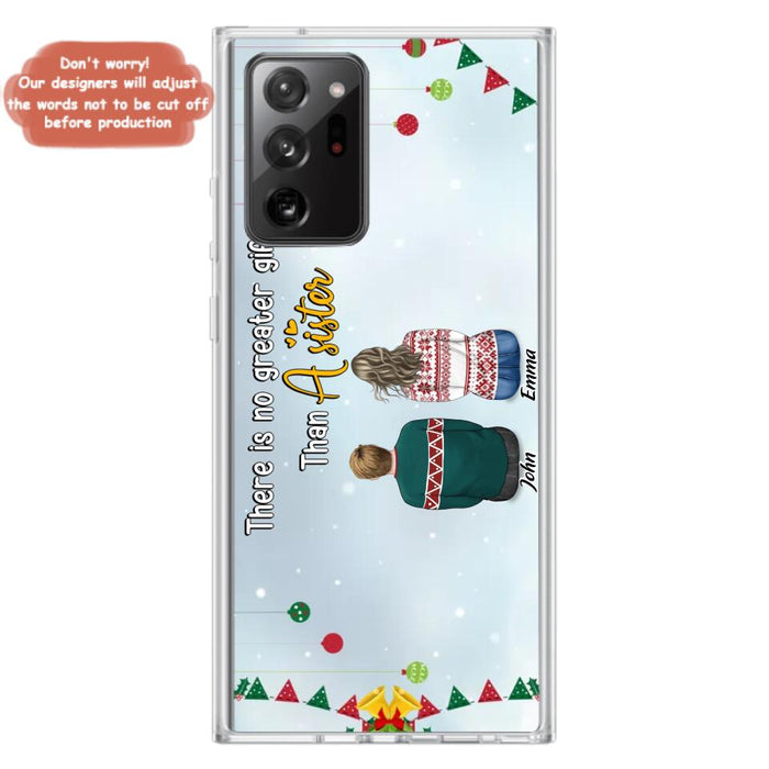 Personalized Christmas Brothers & Sisters Phone Case - Christmas Gift Idea For Siblings - Up to 12 People - Life Is Better With Brothers & Sisters - Case For iPhone And Samsung