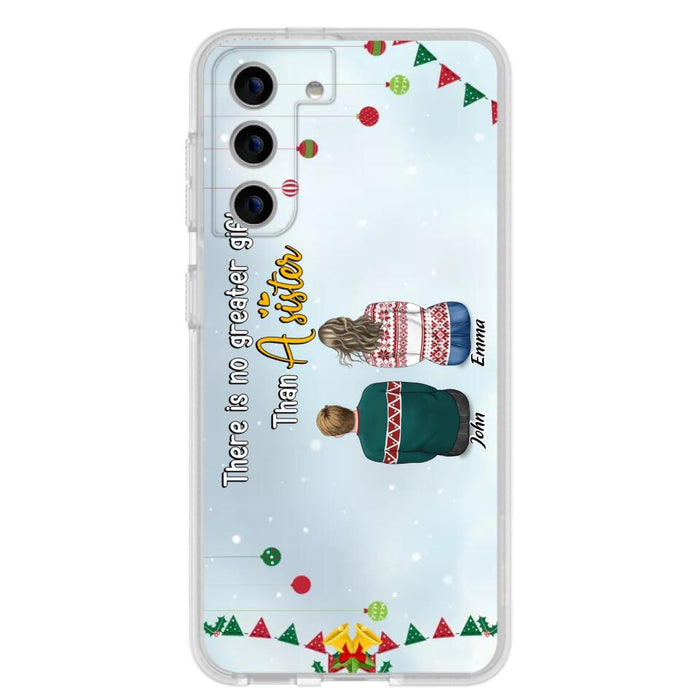 Personalized Christmas Brothers & Sisters Phone Case - Christmas Gift Idea For Siblings - Up to 12 People - Life Is Better With Brothers & Sisters - Case For iPhone And Samsung