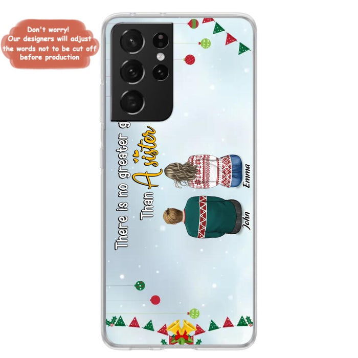 Personalized Christmas Brothers & Sisters Phone Case - Christmas Gift Idea For Siblings - Up to 12 People - Life Is Better With Brothers & Sisters - Case For iPhone And Samsung