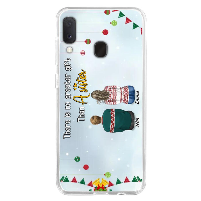 Personalized Christmas Brothers & Sisters Phone Case - Christmas Gift Idea For Siblings - Up to 12 People - Life Is Better With Brothers & Sisters - Case For iPhone And Samsung