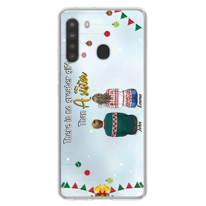 Personalized Christmas Brothers & Sisters Phone Case - Christmas Gift Idea For Siblings - Up to 12 People - Life Is Better With Brothers & Sisters - Case For iPhone And Samsung