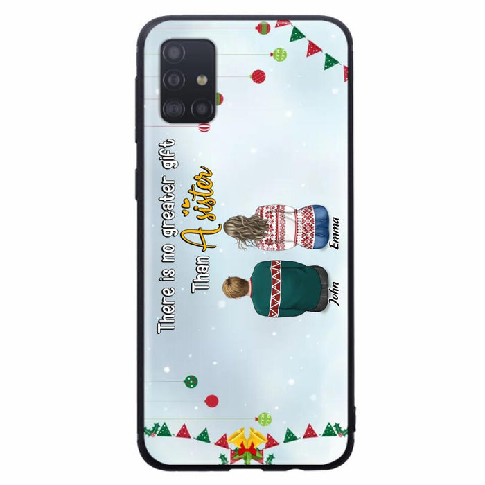 Personalized Christmas Brothers & Sisters Phone Case - Christmas Gift Idea For Siblings - Up to 12 People - Life Is Better With Brothers & Sisters - Case For iPhone And Samsung