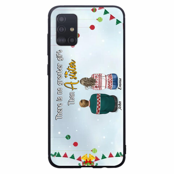Personalized Christmas Brothers & Sisters Phone Case - Christmas Gift Idea For Siblings - Up to 12 People - Life Is Better With Brothers & Sisters - Case For iPhone And Samsung