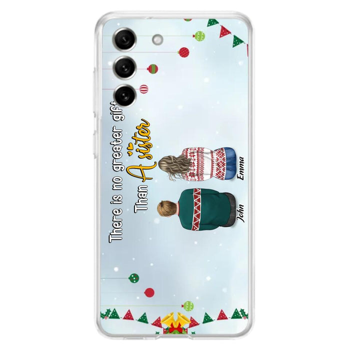 Personalized Christmas Brothers & Sisters Phone Case - Christmas Gift Idea For Siblings - Up to 12 People - Life Is Better With Brothers & Sisters - Case For iPhone And Samsung